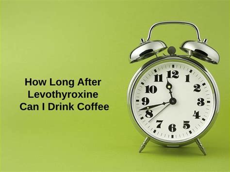 de 2022. . Can i drink coffee 30 minutes after taking levothyroxine